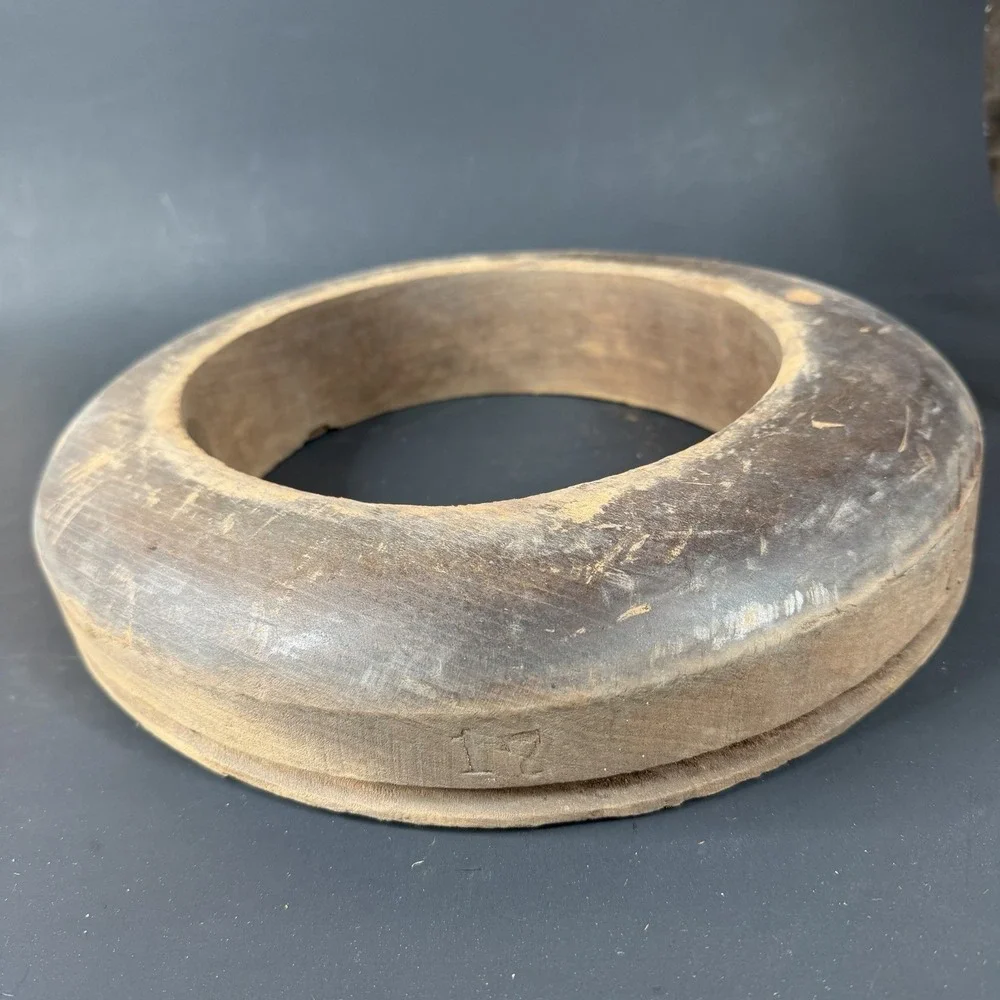 Vtg‎ Hatters Supply House Industrial Wooden Millinery Hat Mold Block Form #17